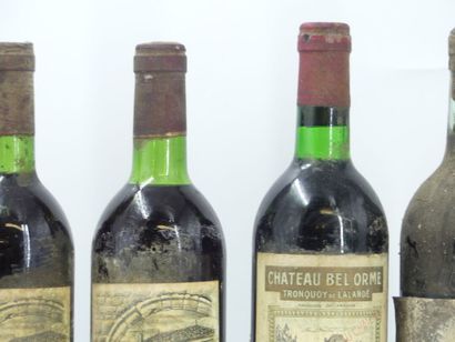 5 BORDEAUX ET 1 MONBAZILLAC
2 bouteilles...