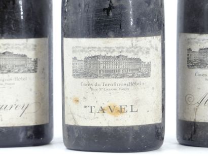 3 BOUTEILLES DE LA CAVE DU TERMINUS HOTEL...