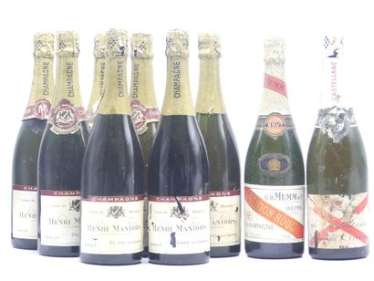 LOT 10 CHAMPAGNES
1 bouteille de CHAMPAGNE...