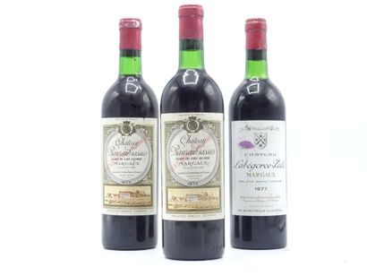 2 bouteille de MARGAUX 1973 CHÂTEAU RAUZAN...