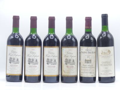 6 CRU DE BORDEAUX
4 bouteilles de PESSAC...