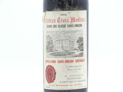 1 bouteille de SAINT EMILION GRAND CRU CLASSE...