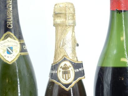 1 bouteille de CHAMPAGNE, BRUT, Jean SANDRIN....