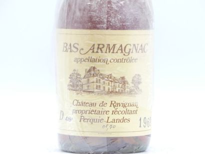 1 GRAND BAS ARMAGNAC 1969 CHÂTEAU DE RAVIGNAN....