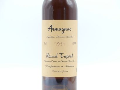 1 bouteille d'ARMAGNAC 1951 MARCEL TREPOUT....