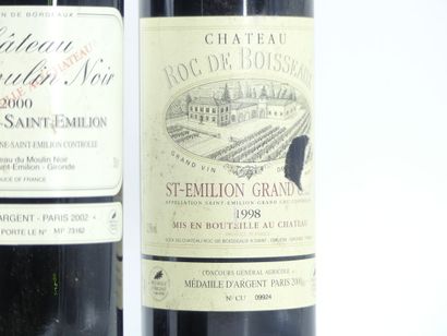 2 bouteilles de SAINT EMILION GRAND CRU,...