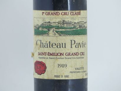 1 CHATEAU PAVIE 1989
1 bouteille de SAINT...
