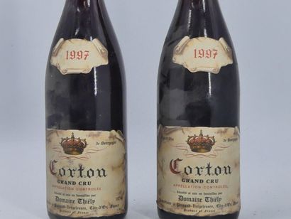 2 bottles of CORTON GRAND CRU, 1997. Domaine...
