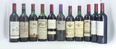 11 BORDEAUX GRAND CRU
2 bouteilles de ST...