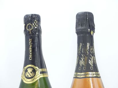 4 bouteille de MOUSSEUX
1 bouteille de CHAMPAGNE,...