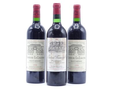 2 bouteille de HAUT MEDOC 1993 CHÂTEAU LA...