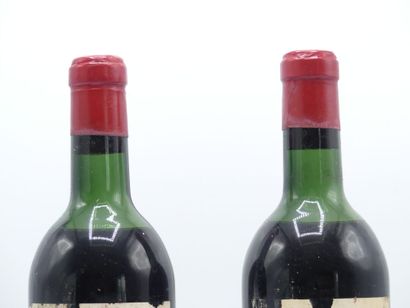 2 bouteille de SAINT EMILION 1964 CHÂTEAU...