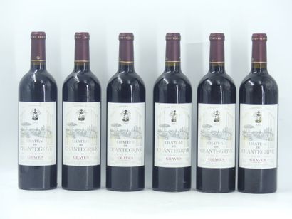 6 bouteilles de GRAVES, 2001, CHÂTEAU CHANTEGRIVE.





Sur...