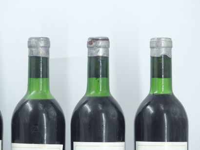 6 bouteilles de MARGAUX 1969 CHÂTEAU SIRAN....