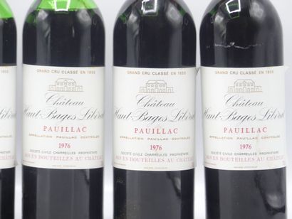6 bouteilles de PAUILLAC GCCL 1976 CHÂTEAU...
