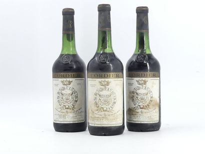 3 CHATEAU GRUAUD LAROSE 1974
3 bouteilles...