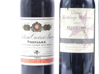 1 bouteille de POMEROL 2004 CHÂTEAU HERMITAGE...