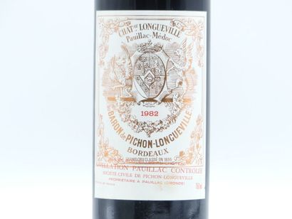 1 bouteille de PAUILLAC 1982 CHÂTEAU PICHON...