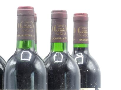 6 bouteille de SAINT EMILION GRAND CRU 1985...