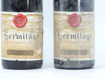 2 bouteille d'HERMITAGE, 1983, E. GUIGAL....