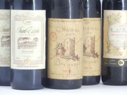 LOT 11 BOUTEILLES
3 bouteilles de BORDEAUX,...