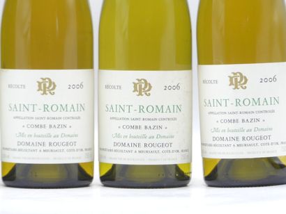6 bouteilles de SAINT ROMAIN BLANC COMBE...