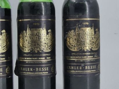 4 CHATEAU PALMER 1979
4 bouteilles de MARGAUX,...