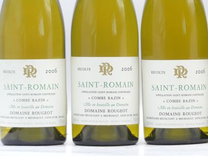 6 bouteilles de SAINT ROMAIN BLANC COMBE...