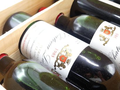 Caisse Bois d'Origine 12 bouteilles de SAINT...