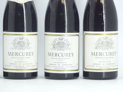 6 MERCUREY 1985 et 1986 DOMAINE DE CHAMROSE
4...