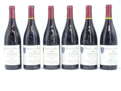 6 bottles of POMMARD , 1996, HOSPICES DE...