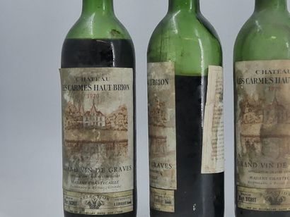 6 CHATEAU LES CARMES, 1970 et 1964
2 bouteilles...