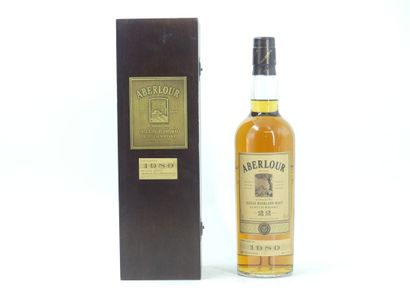 1 bouteille de SCOTCH WHISKY 22 YEARS 	1980...