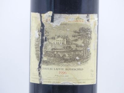 1 bouteille de PAUILLAC 1996 CHÂTEAU LAFITE...