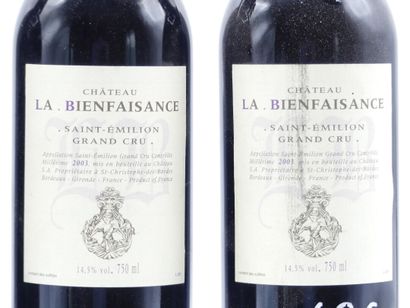 3 bouteilles de SAINT EMILION GC 2003 CHÂTEAU...
