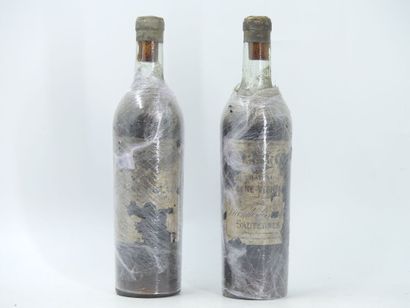 2 bouteilles de SAUTERNE, 1945, CHÂTEAU RAYNE...
