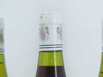 3 BOURGOGNE MOREY 
1 bouteille de CHASSAGNE...