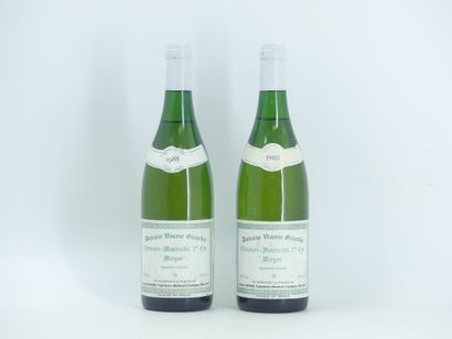 2 CHASSAGNE MONTRACHET 1C 1988
2 bouteilles...