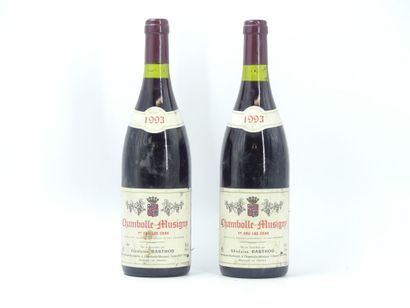 2 bouteilles de CHAMBOLLE MUSIGNY, 1er CRU...