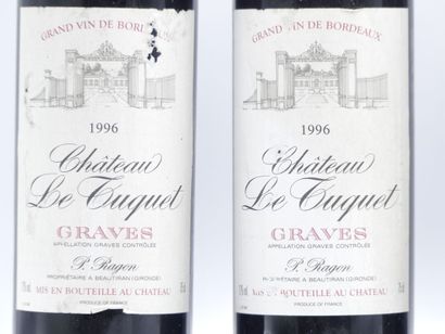 4 bouteilles de GRAVES 1996 CHÂTEAU LE TUQUET.





Sur...