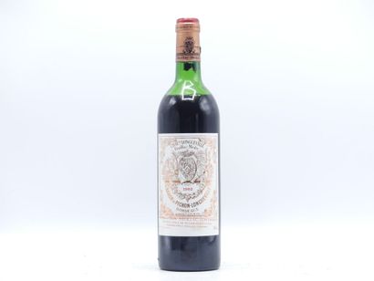 1 bouteille de PAUILLAC 1982 CHÂTEAU PICHON...