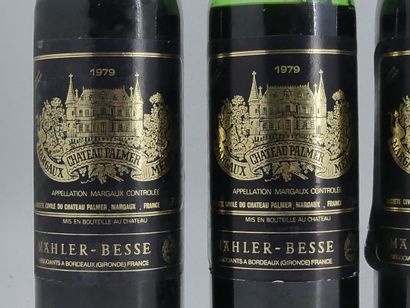 4 CHATEAU PALMER 1979
4 bouteilles de MARGAUX,...