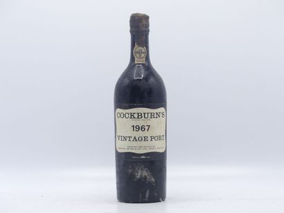 1 bouteille de PORTO 1967 COCKBURN S. Étiquette...