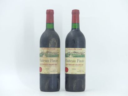 2 PAVIS 1993
2 bouteilles de SAINT EMILION,...