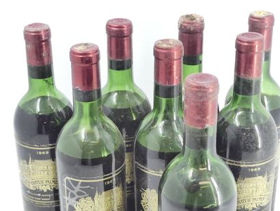 8 CHATEAU PALMER 1969
8 bouteilles de MARGAUX,...