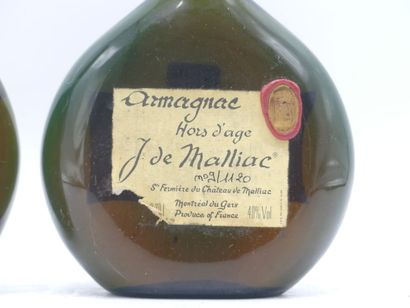 2 bouteilles d'ARMAGNAC HORS D AGE/ ANNEES...