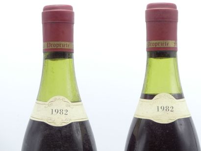 2 bottles of ECHEZEAUX 1982 BRUNO DESAUNAUX....