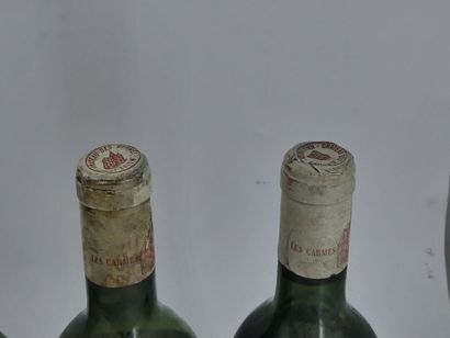 6 CHATEAU LES CARMES, 1970 et 1964
2 bouteilles...