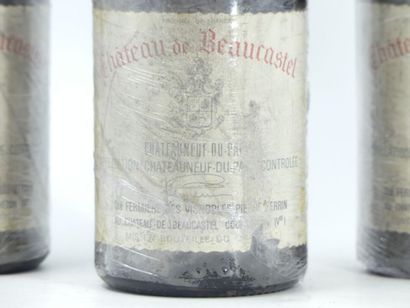3 bouteille de CHATEAUNEUF DU PAPE, 1985,...