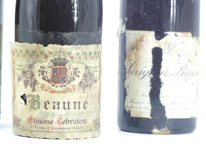 3 VIEUX BOURGOGNES
1 bouteille de POMMARD,...
